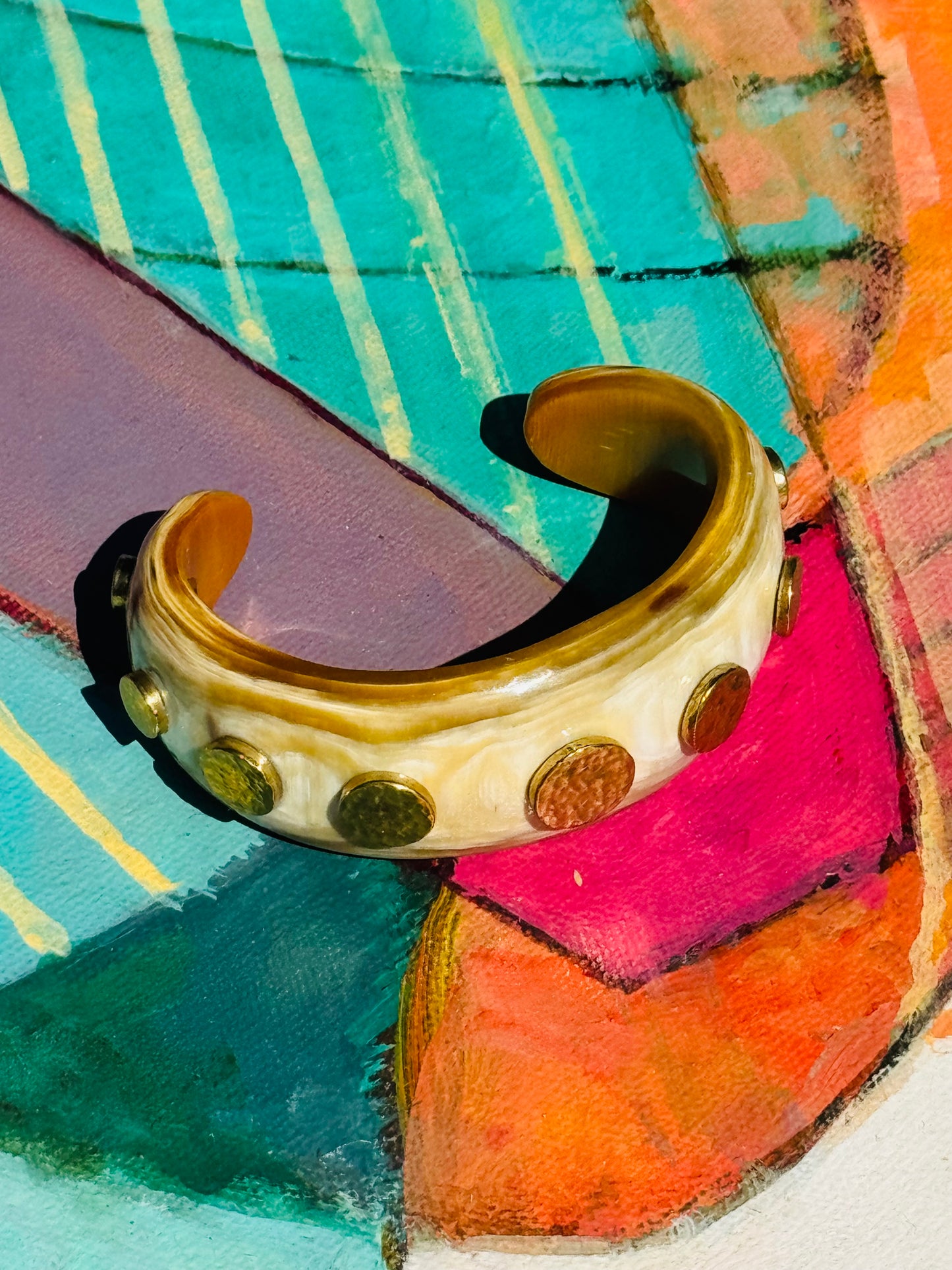 KSDxAKOLA Mod Safari Cuff-Medium-Brass