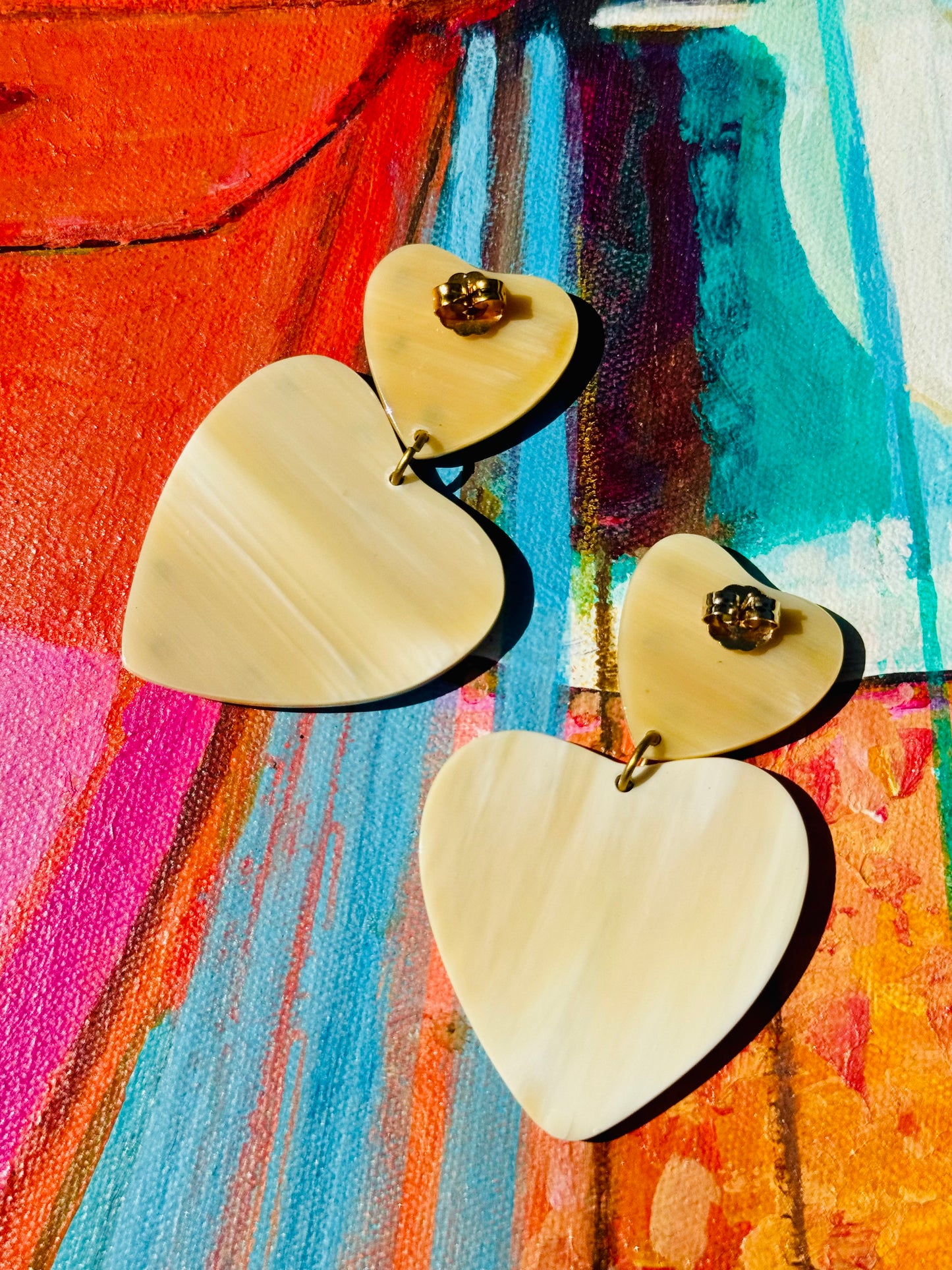 Mod Safari Heart-Double-Brass