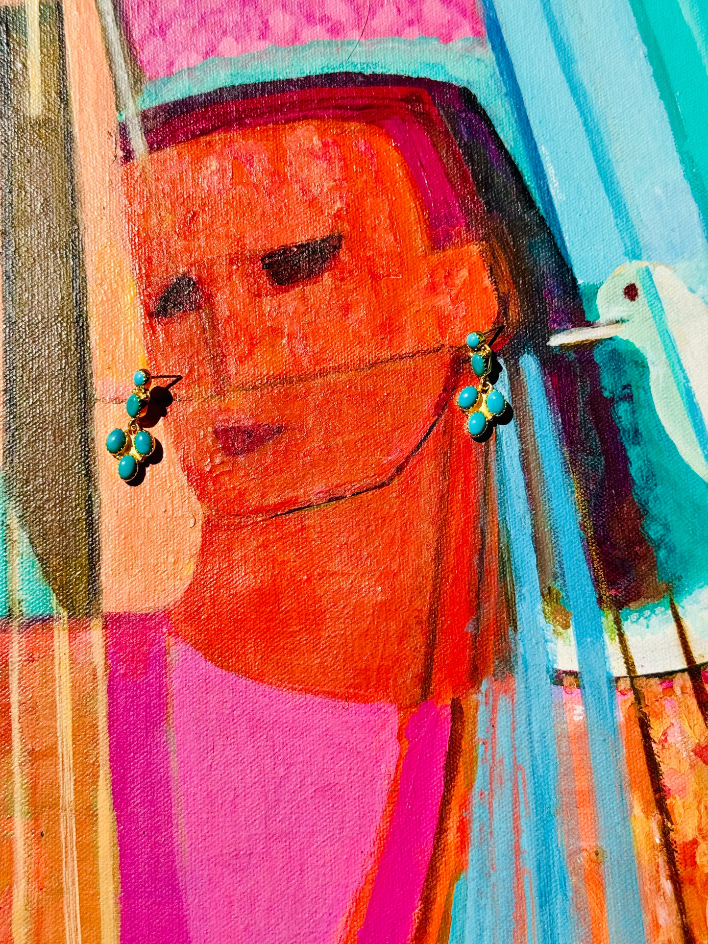 TULUM DANGLE EARRINGS-SMALL