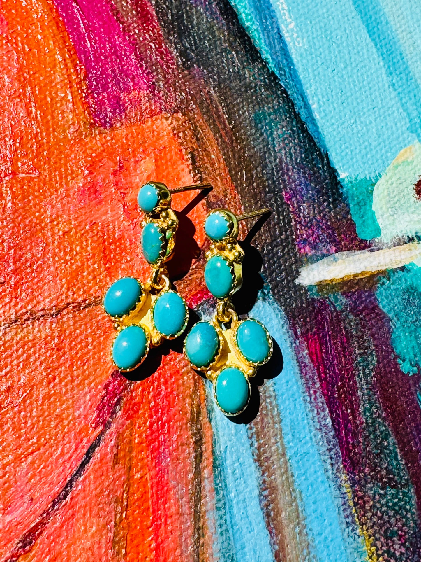 TULUM DANGLE EARRINGS-SMALL