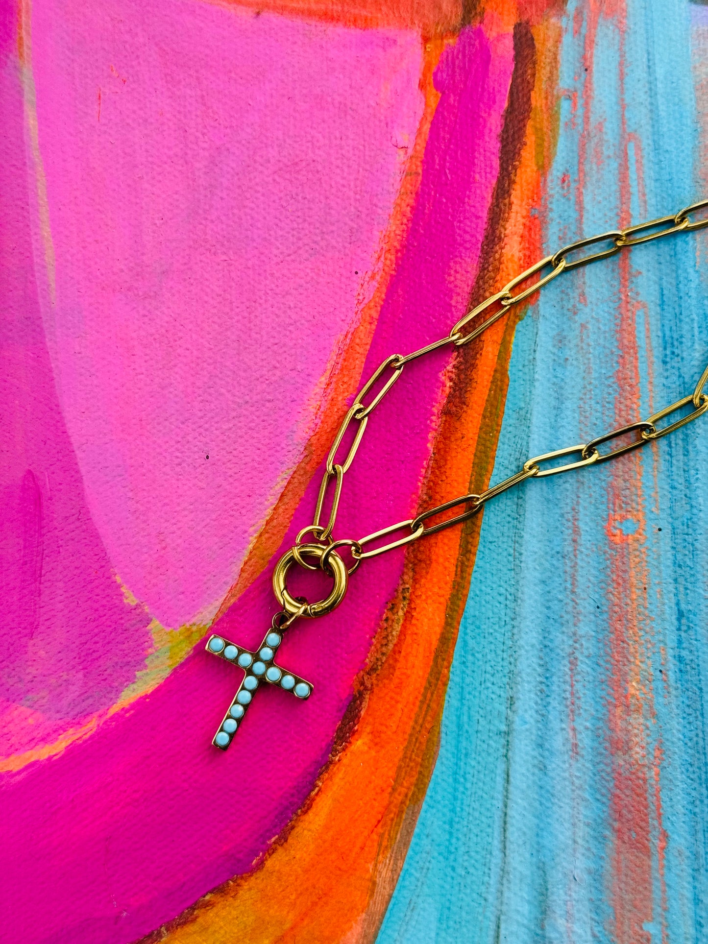 TENMAR CROSS NECKLACE