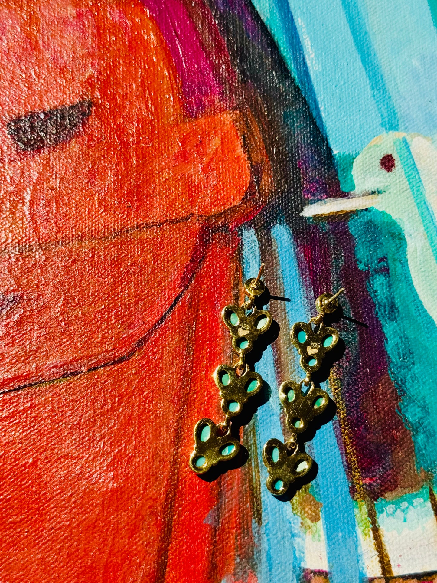 TULUM DANGLE EARRINGS-MEDIUM
