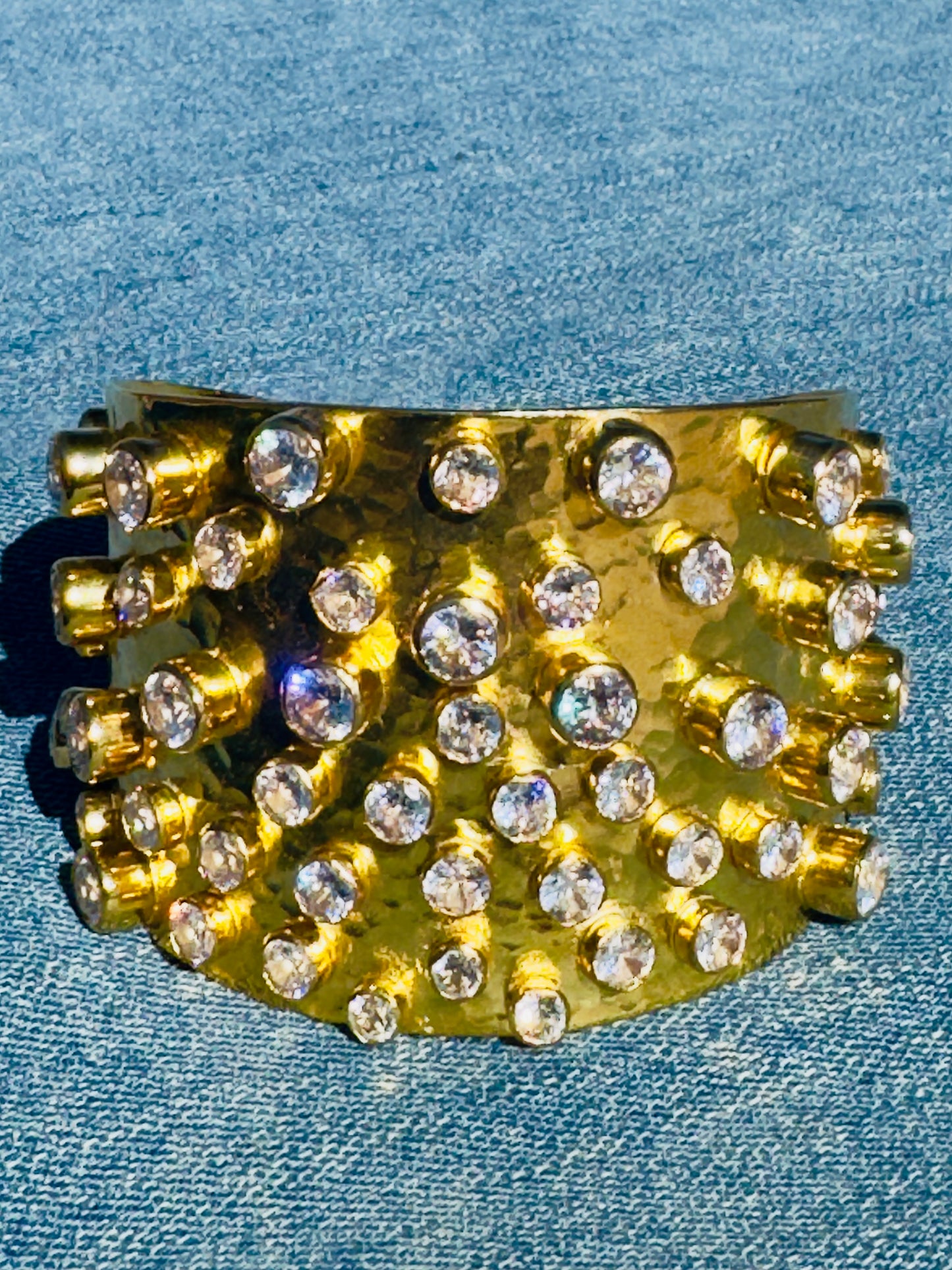 CONFETTI CRYSTAL CUFF-SPECIAL ORDER