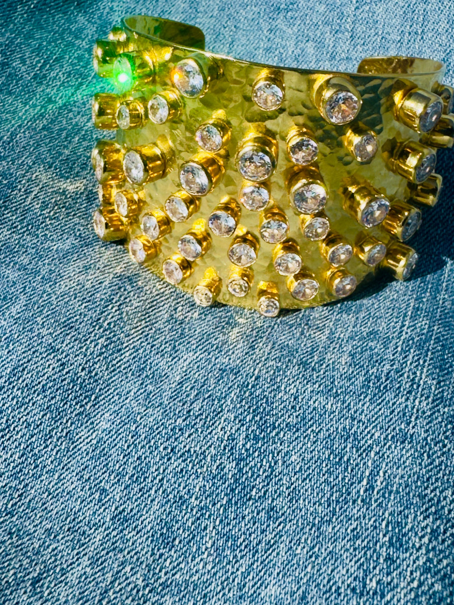 CONFETTI CRYSTAL CUFF-SPECIAL ORDER