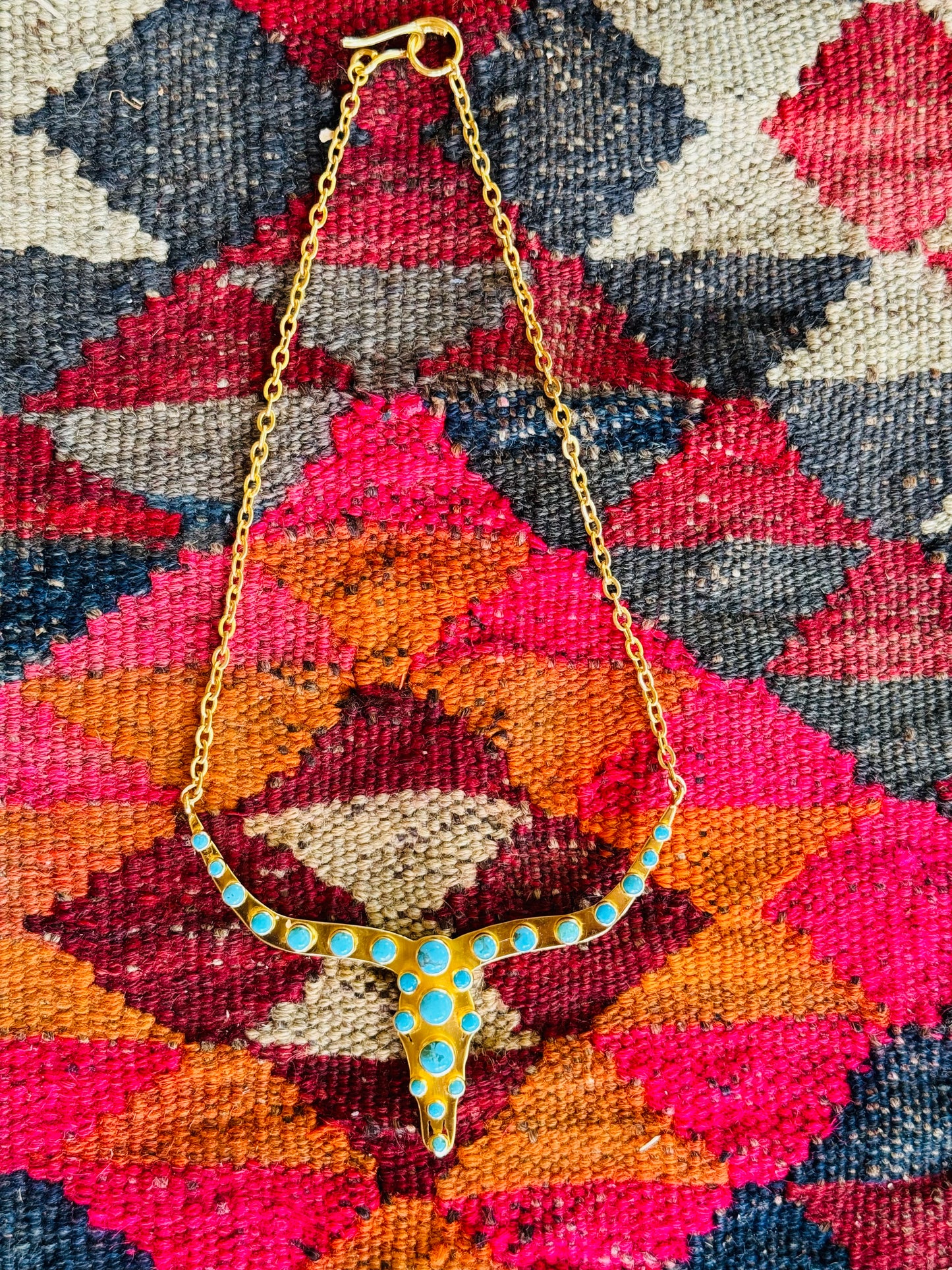 CORE LONGHORN NECKLACE-SPECIAL ORDER