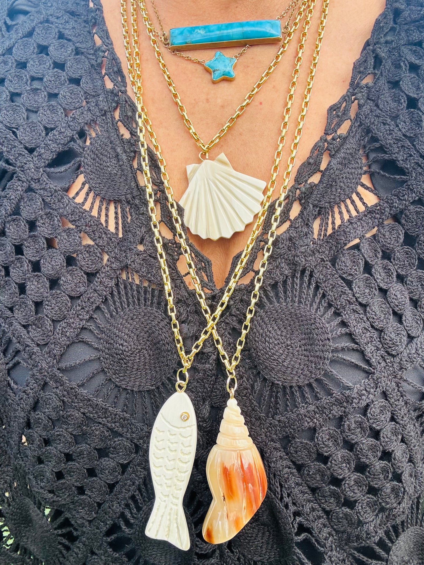 KSDxAKOLA Fish Necklace
