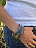 Telephone Wire Bangle: African Spirit