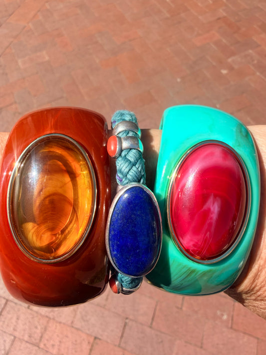 MOD BANGLE-BURNT ORANGE