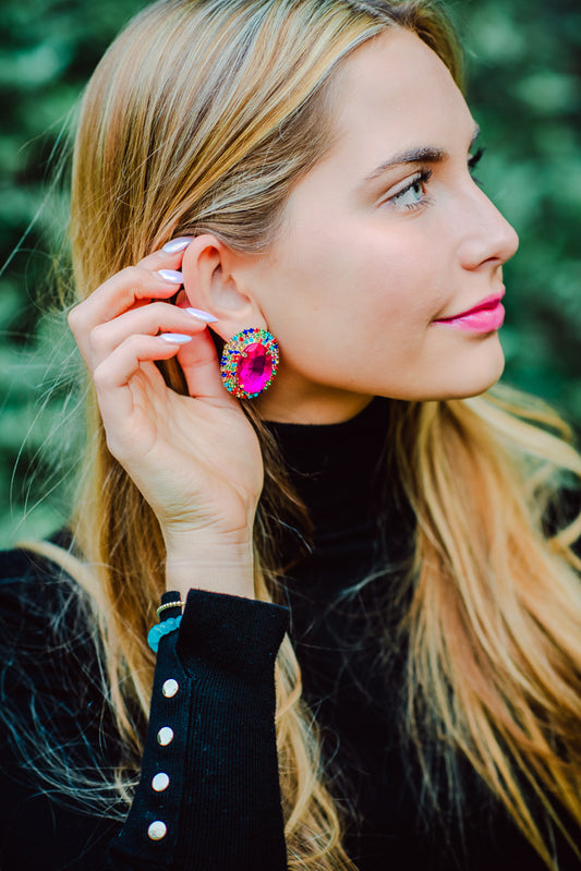 Betty Crystal Earring