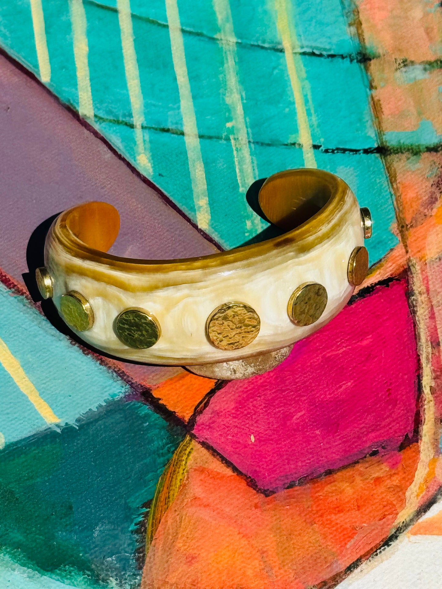 KSDxAKOLA Mod Safari Cuff-Medium-Brass