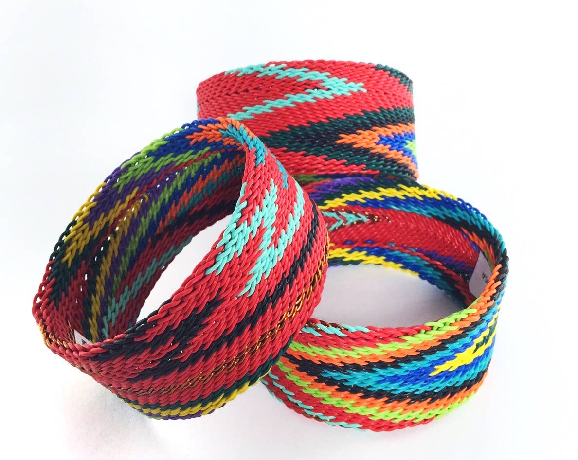 Telephone Wire Bangle: African Spirit