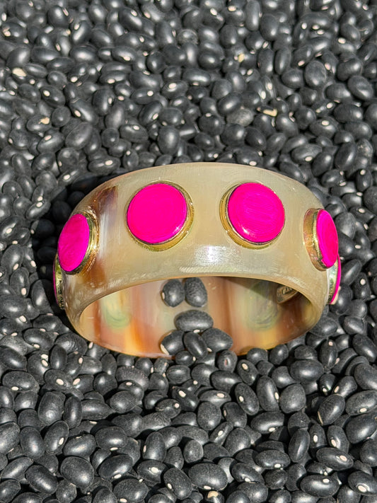 KSDxAKOLA Mod Safari Bangle-Large-Electric Rose