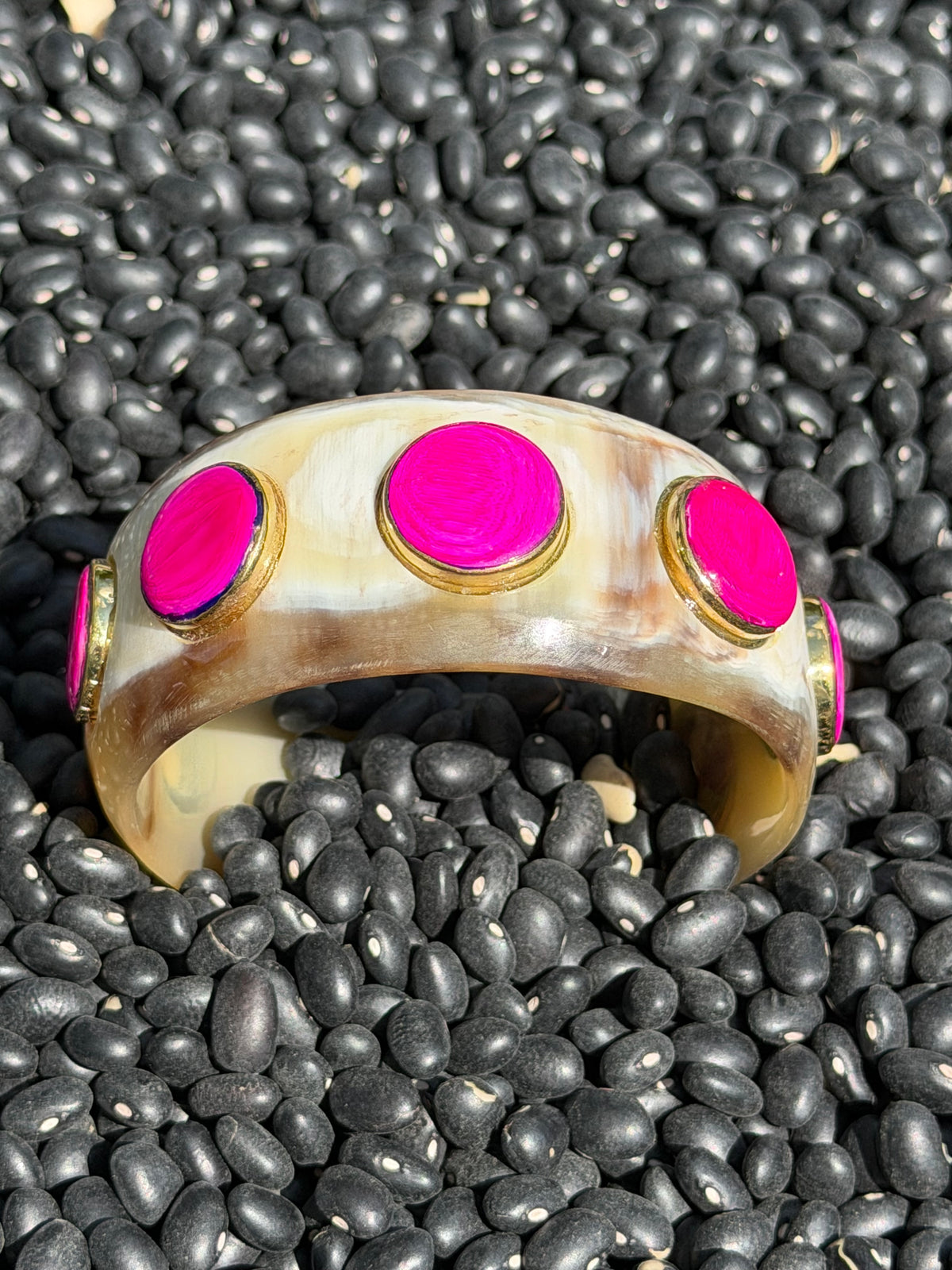 KSDxAKOLA Mod Safari Bangle-Large-Electric Rose