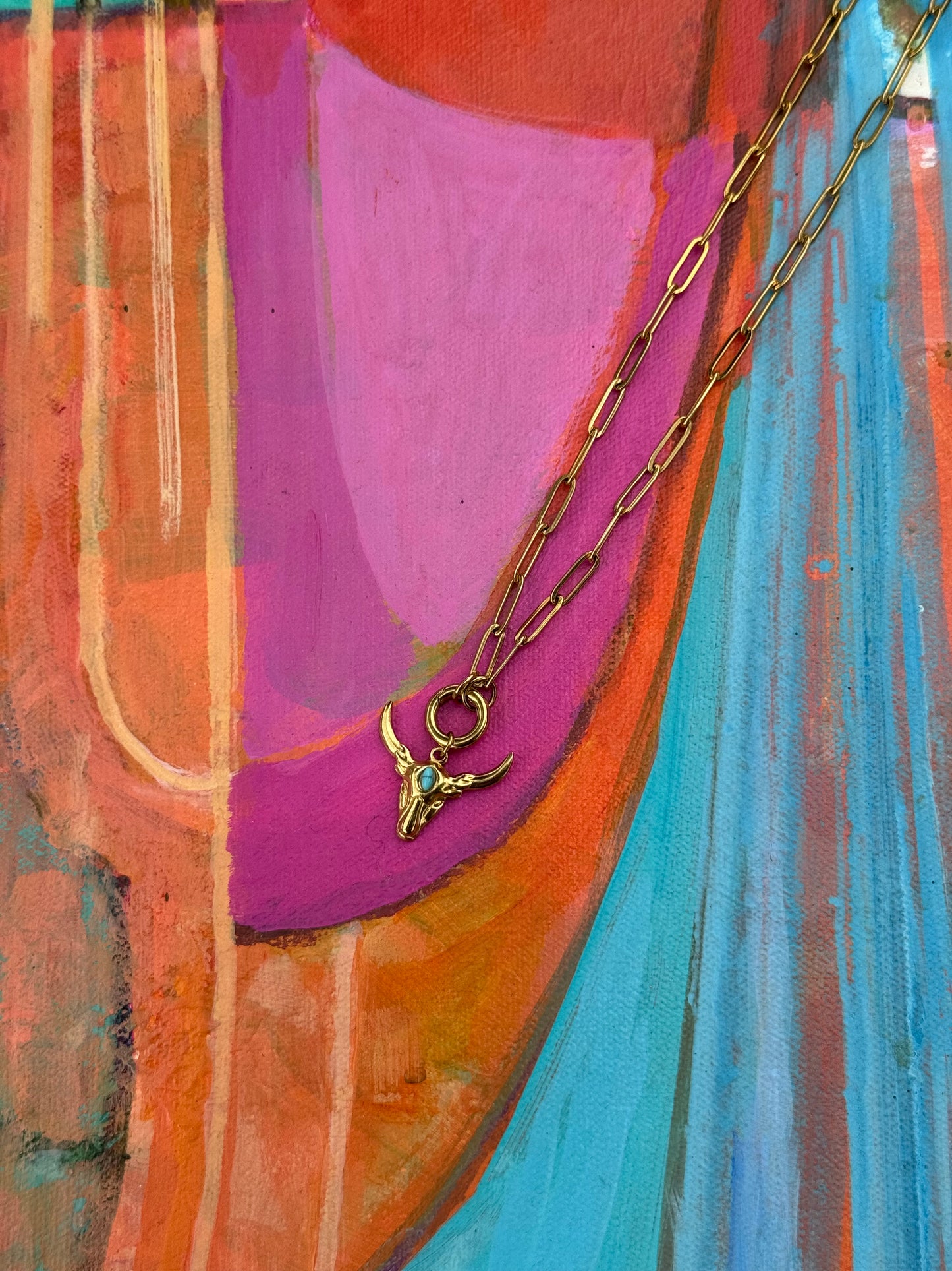 TENMAR LONGHORN NECKLACE