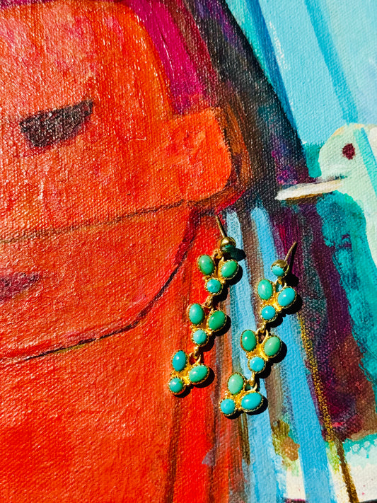 TULUM DANGLE EARRINGS-MEDIUM
