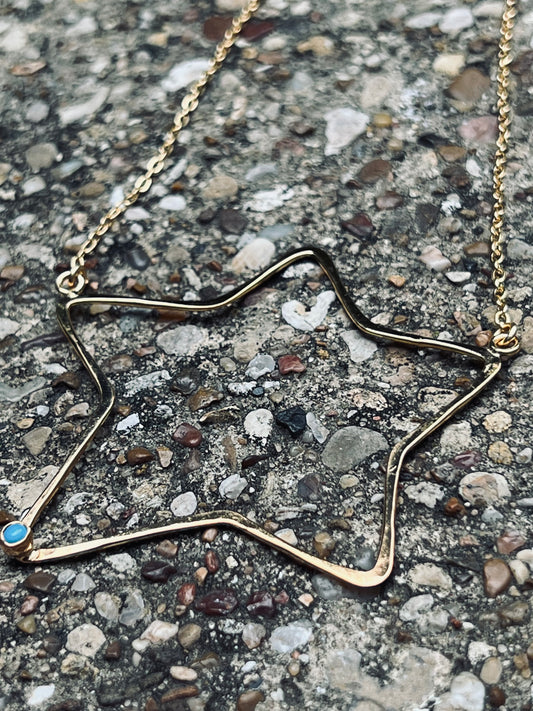 CONFETTI DOT STAR NECKLACE