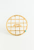 MARIA BASKETWEAVE CIRCLE RING-LARGE-MADE TO ORDER