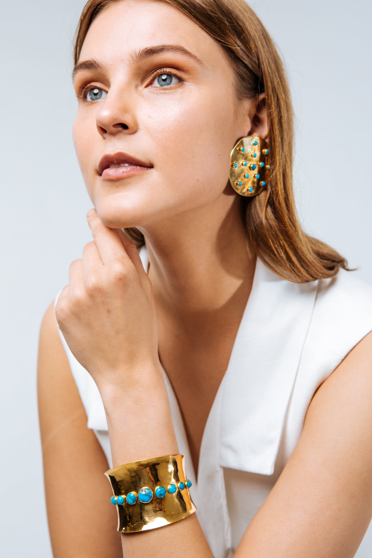 MOD TURQUOISE LINE CUFF