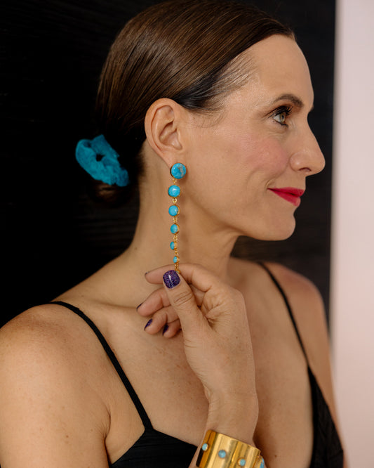 MOD WATERFALL EARRING-MADE TO ORDER