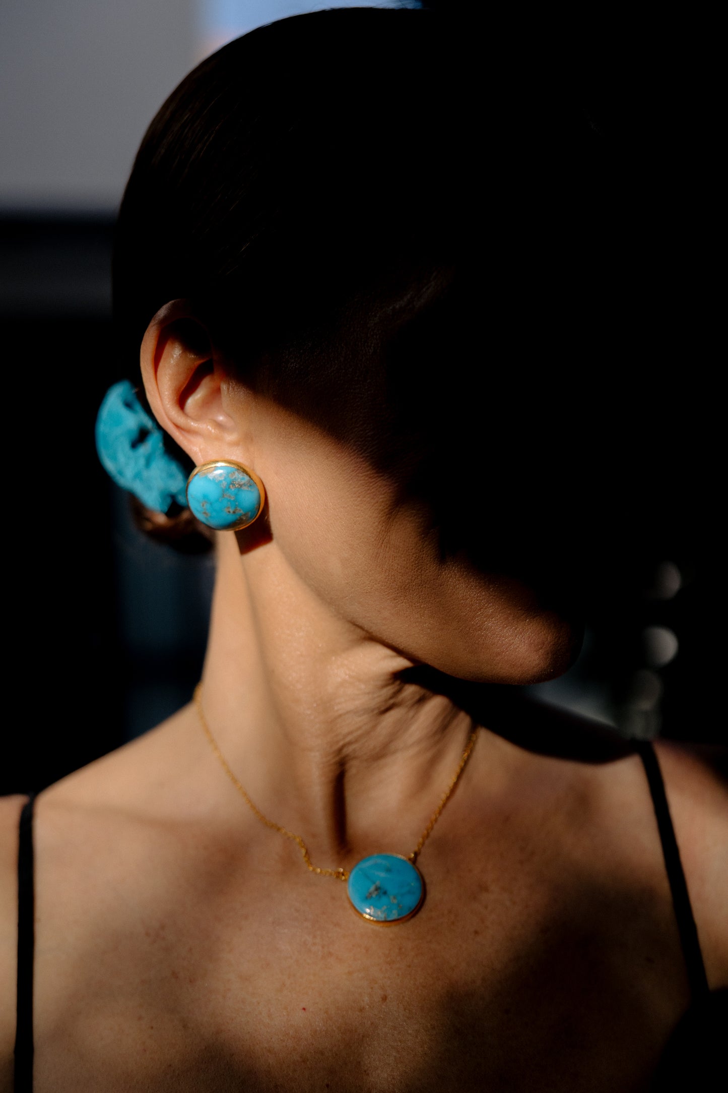 MOD CIRCLE STUD-MADE TO ORDER